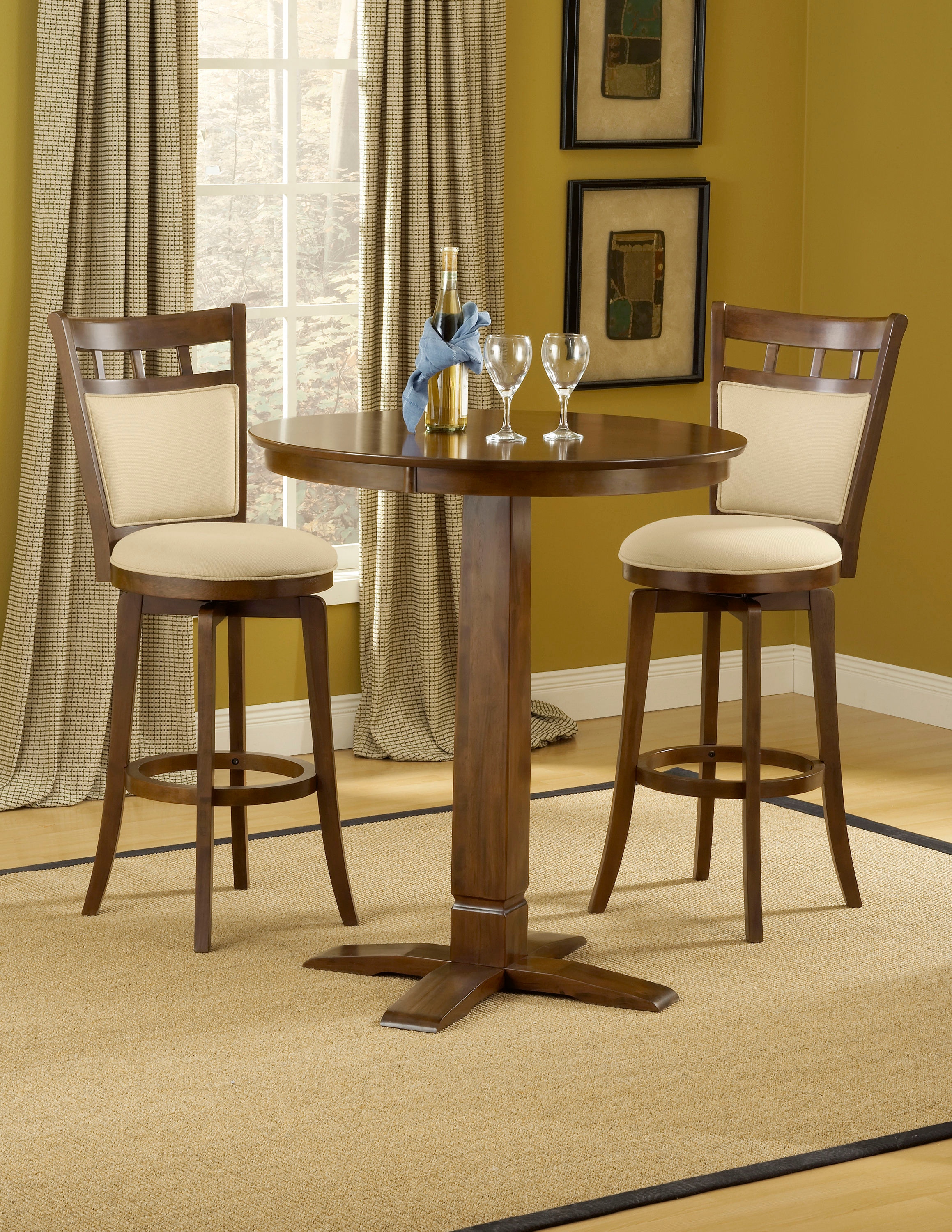 Hillsdale Furniture Casual Dining Jefferson 3 Piece Pub Set