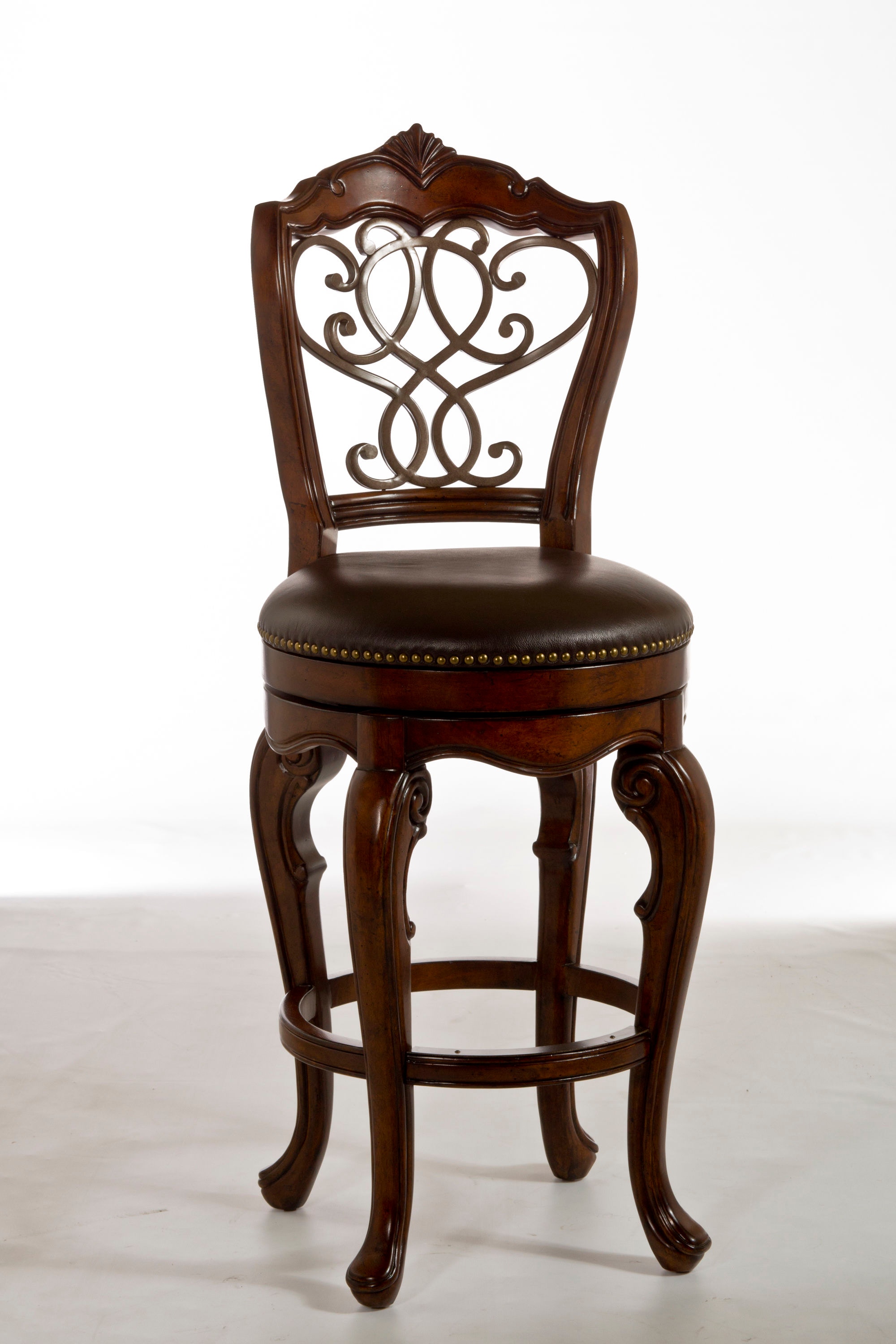 Burrell swivel store counter stool