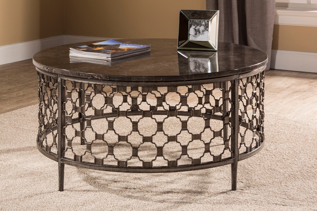 Hillsdale Furniture Living Room Brescello Round Coffee Table 5752OTC -  Capperella Furniture