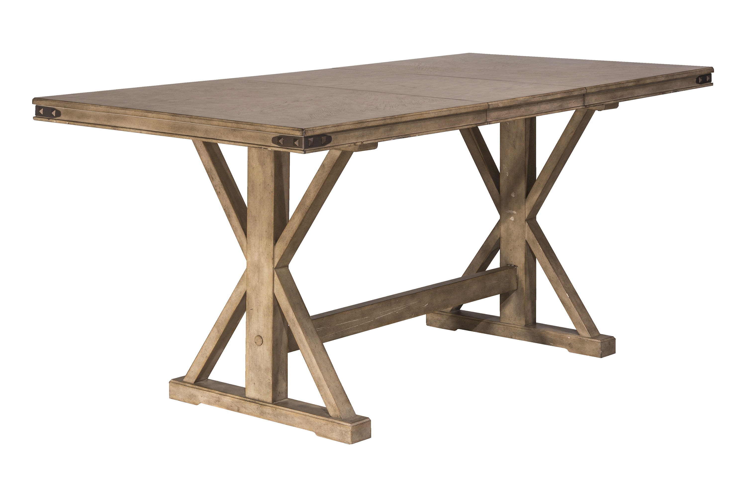 Sievers counter height trestle store dining table