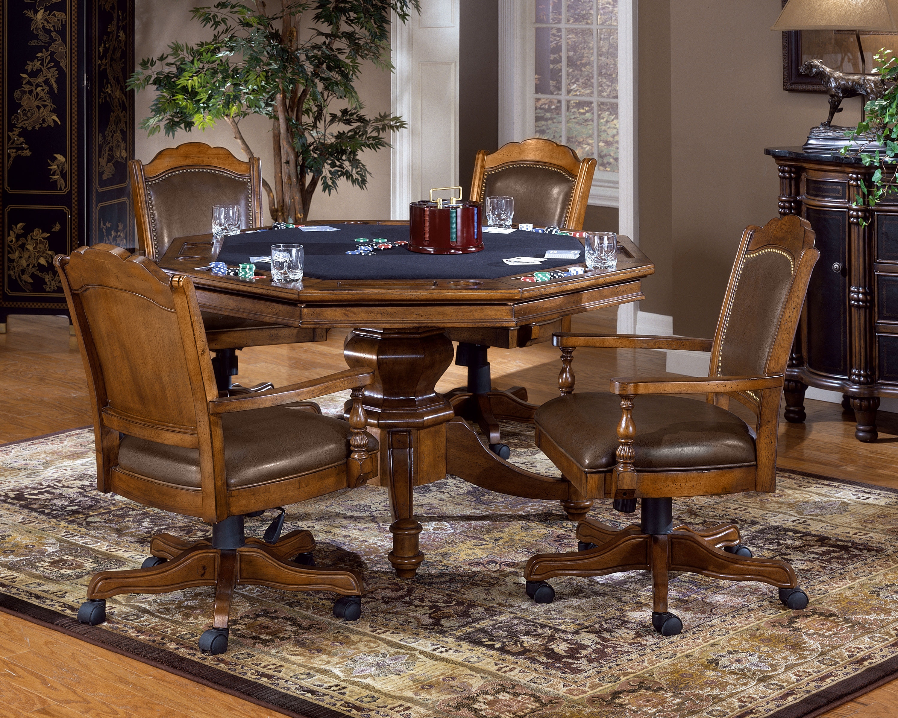 Game table best sale sets with chairs