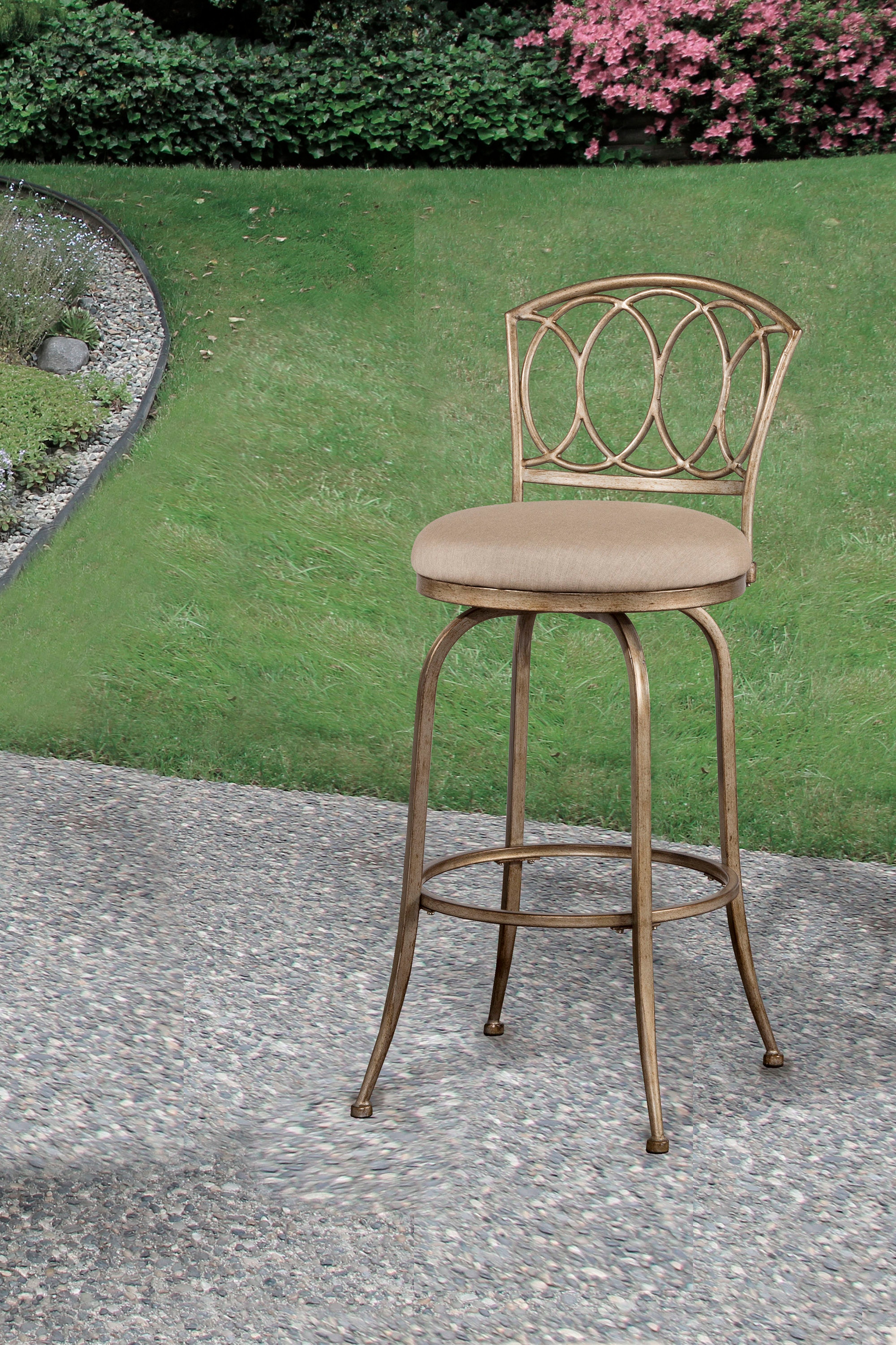 Hillsdale Furniture Outdoor Dining Room Indoor Outdoor Corrina Swivel Bar Stool 6310 830 Gilliam