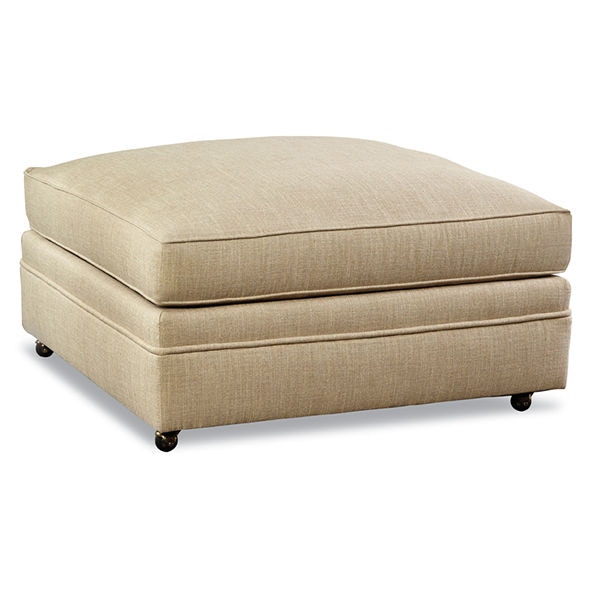 Huntington House Living Room Ottoman 710055 Carol House Furniture