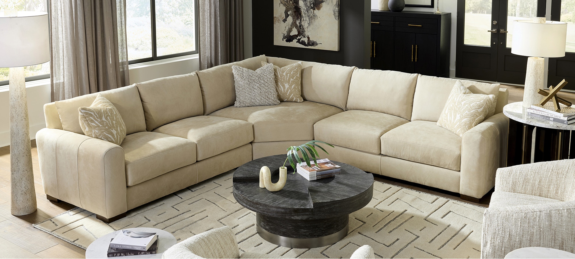  7512-TRACK Sectional 