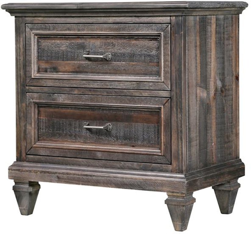 Magnussen Home Bedroom Small Drawer Nightstand (No Touch Lighting