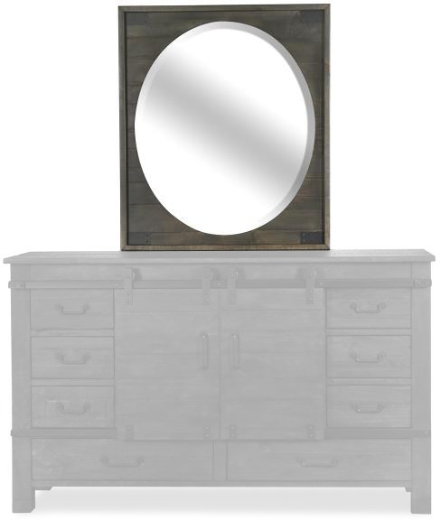 Magnussen Home Portrait Oval Mirror B3804-43 B3804-43