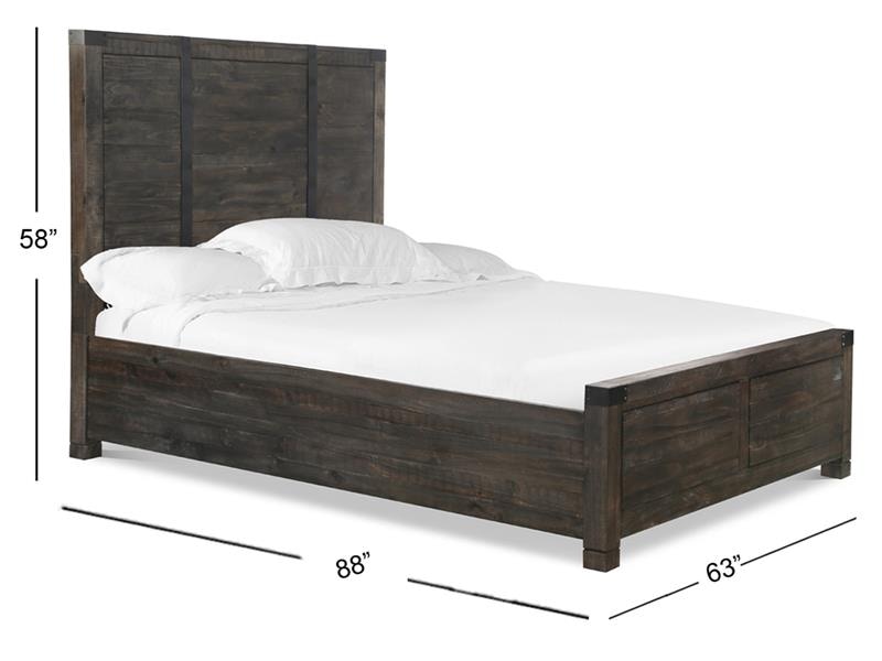 Magnussen Home Bedroom Complete Queen Panel Bed B3804-54 at Carol House Furniture