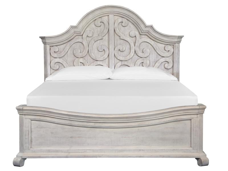 Magnussen Home Bedroom Complete King Shaped Panel Bed B4436-65 - Lenoir ...