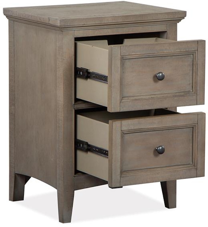 Magnussen Home Bedroom Small Drawer Nightstand (No Touch Lighting Control)  B4805-06 B4805-06