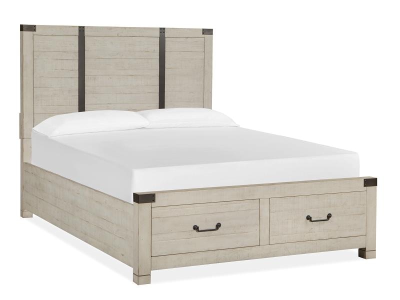 Magnussen Home Bedroom Complete Queen Panel Storage Bed B540555 B540555 Woodstock Furniture