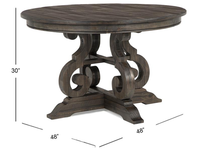 Magnussen Home Dining Room 48 Round Dining Table D2491 22 Carol House Furniture Maryland