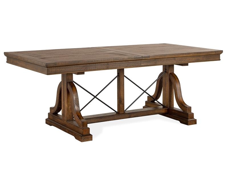 Magnussen Home Casual Dining Trestle Dining Table D4398-25 - Carol