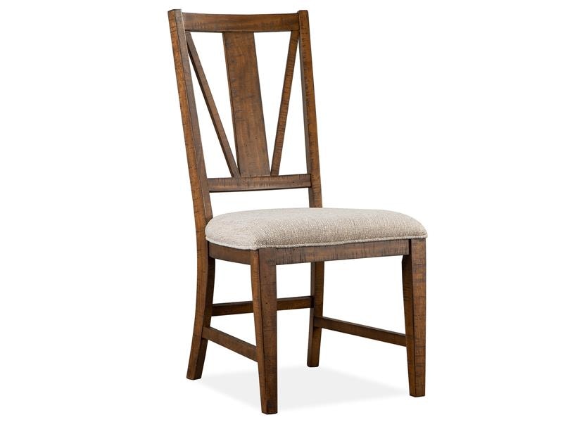 美品　RAY CHAIR Dining Side Chair with Upholstered Seat (2/ctn) MGND439862