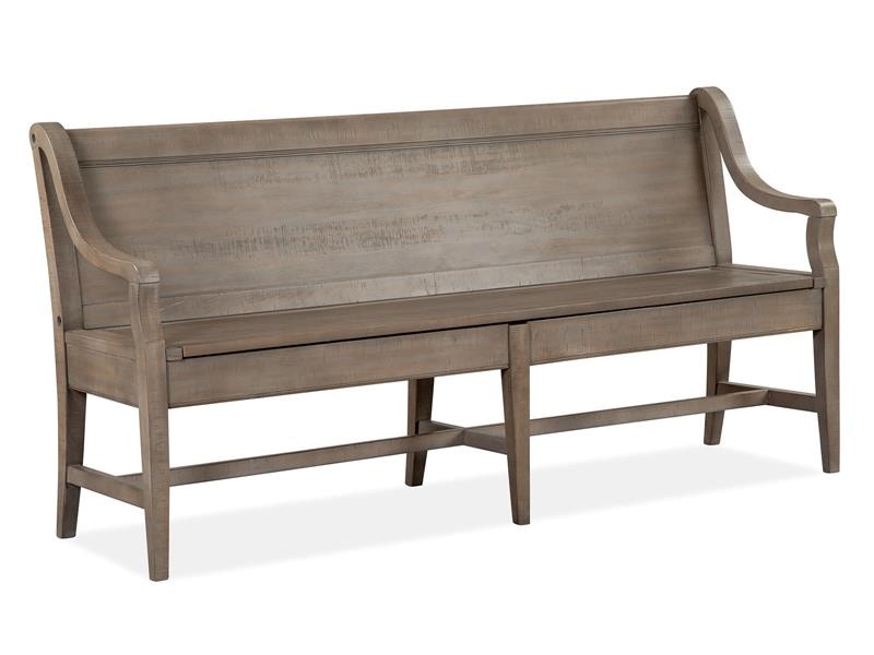 Dinette bench with back hot sale