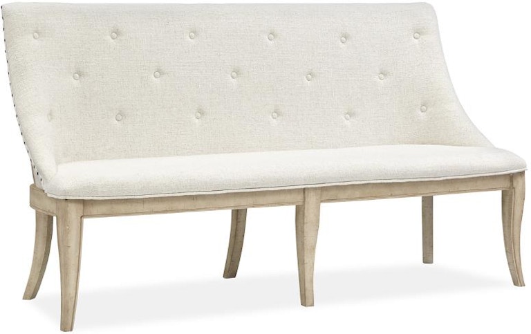 Magnussen Home Harlow Dining Bench With Upholstered Seat And Back D5491-78 648272915