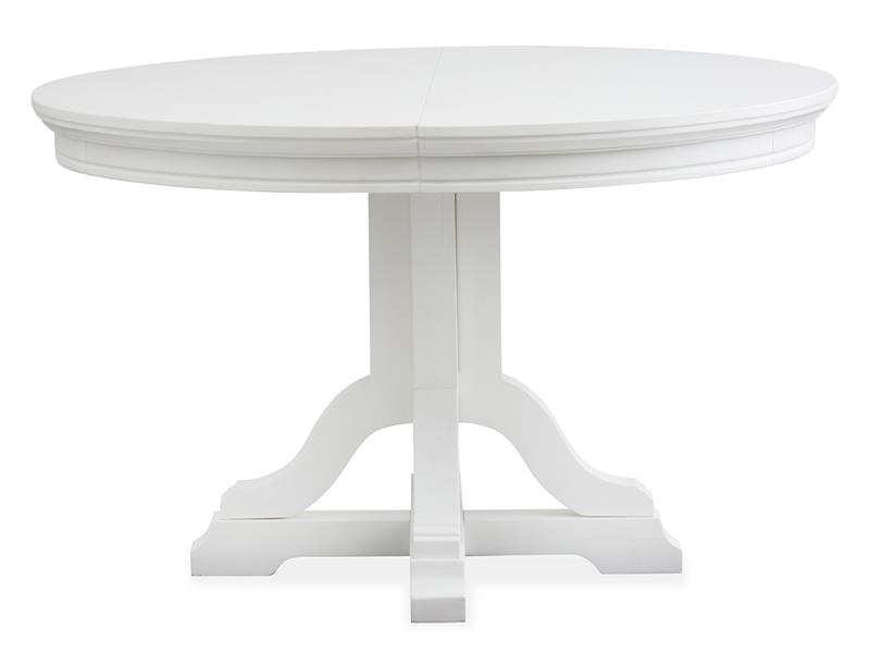 Magnussen Home Casual Dining 48" Round Dining Table - White D5611-22WH ...