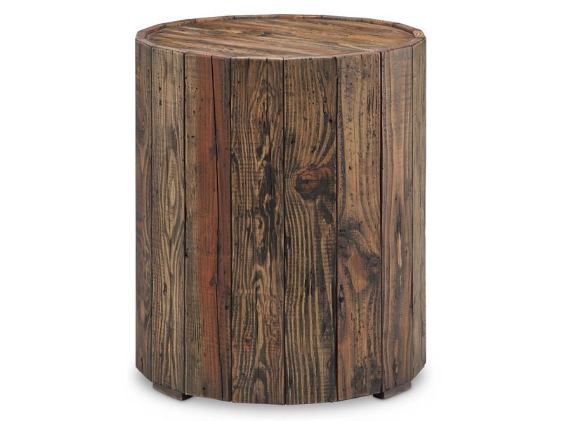 Magnussen Home Living Room Round End Table T4017 05 Carol House Furniture Maryland Heights