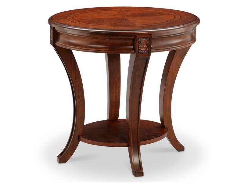 Magnussen Home Living Room Oval End Table T411507 Rider Furniture