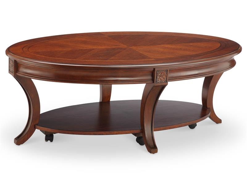 thomasville oval coffee table