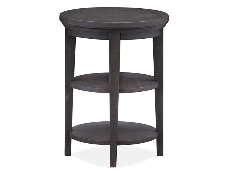 Magnussen Home Westley Falls Round Accent End Table - Thumbnail 4