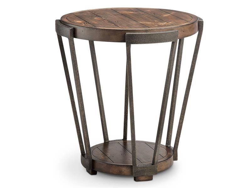 magnussen round end table