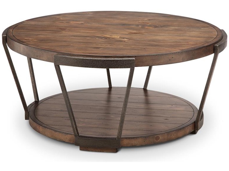 Magnussen Home Yukon Round Cocktail Table T4405-45 MGT4405-45