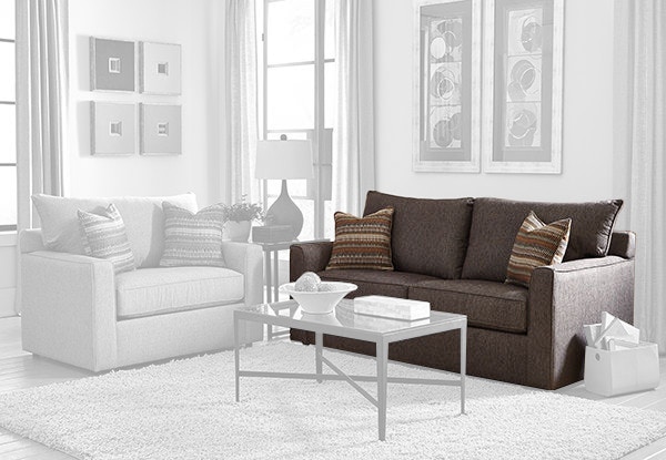 Overnight Sofa Living Room Queen Sleeper 4050 Seaside Furniture Toms River, NJ