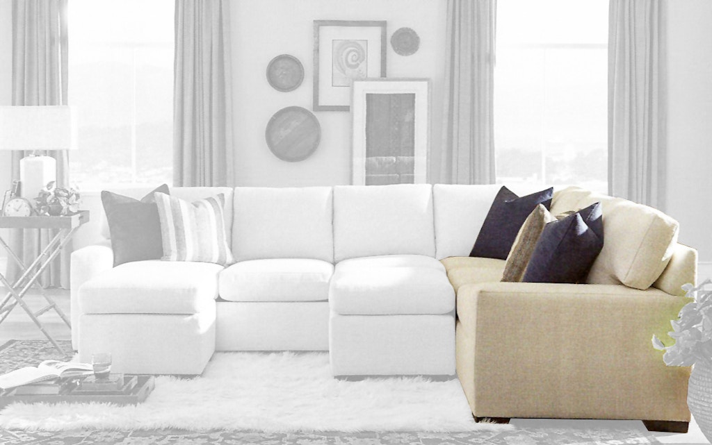 Overnight Sofa Living Room Right Side Facing Sofa 503 R Kamin Furniture Victoria Texas