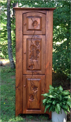 Southern Craftsmen S Guild Dining Room Dutch Pantry With Grape And