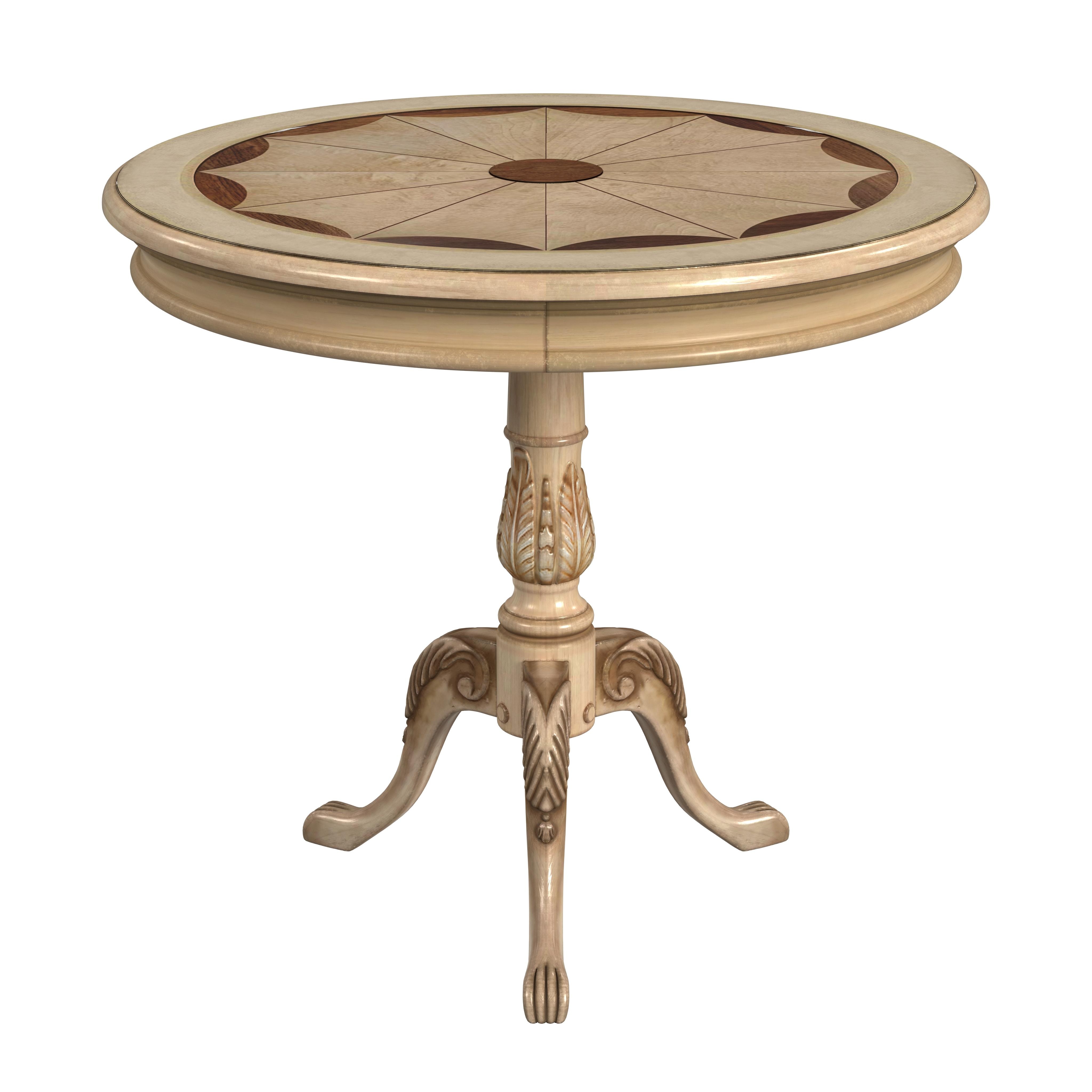 butler pedestal table