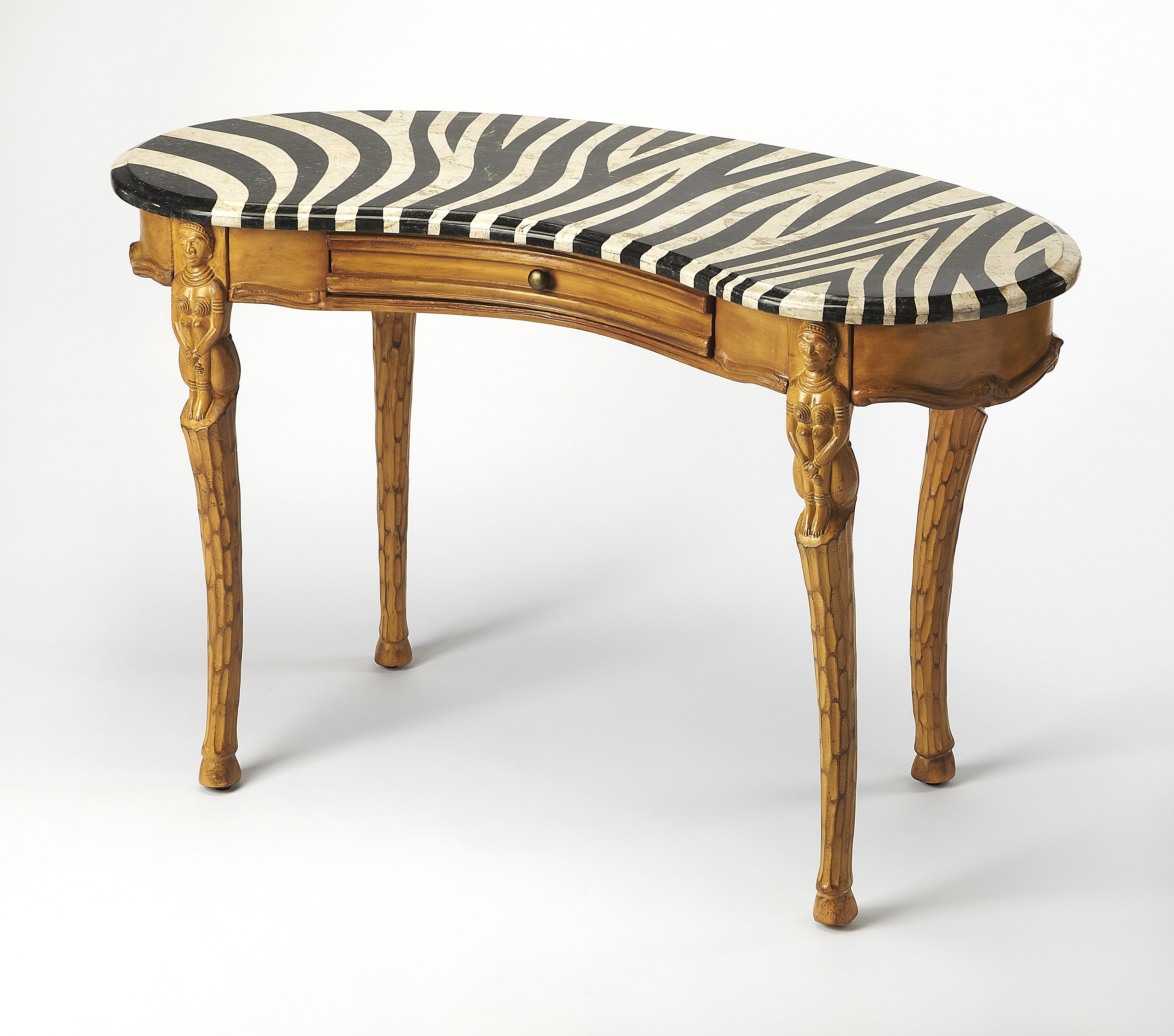 zebra writing desk