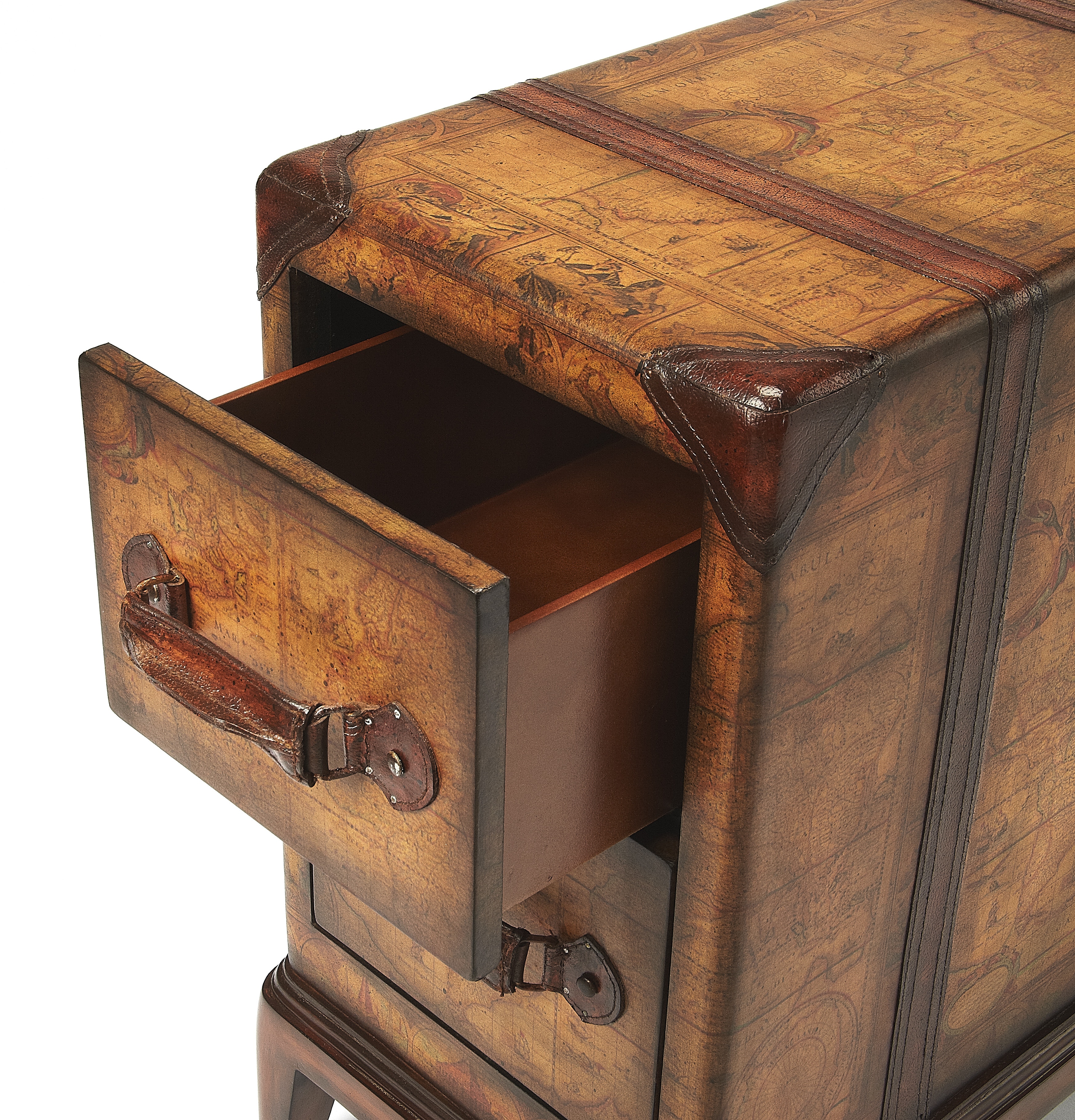 【廃盤品】【レア】D&amp;DEPARTMENT Cafe Table Hooker Furniture Living Room Cascade End Table 6120-80116-80