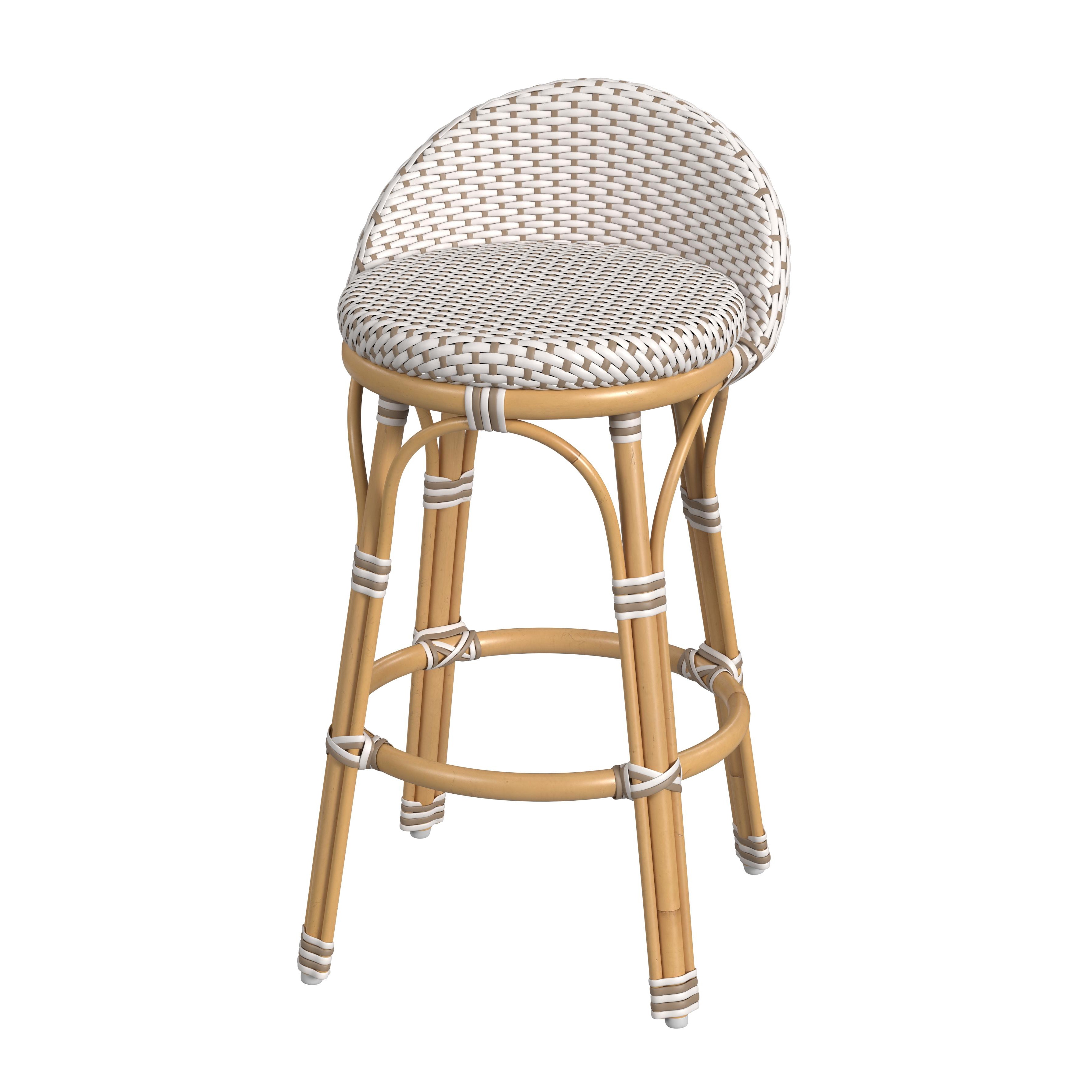 Low back outdoor bar stools hot sale