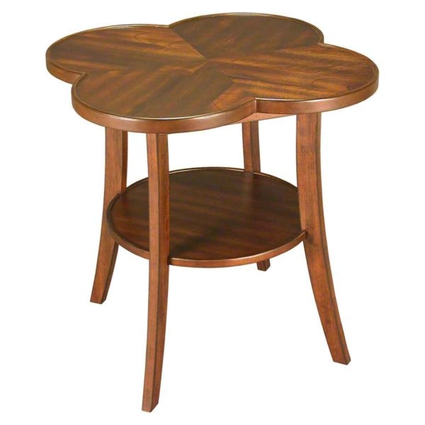 clover end table