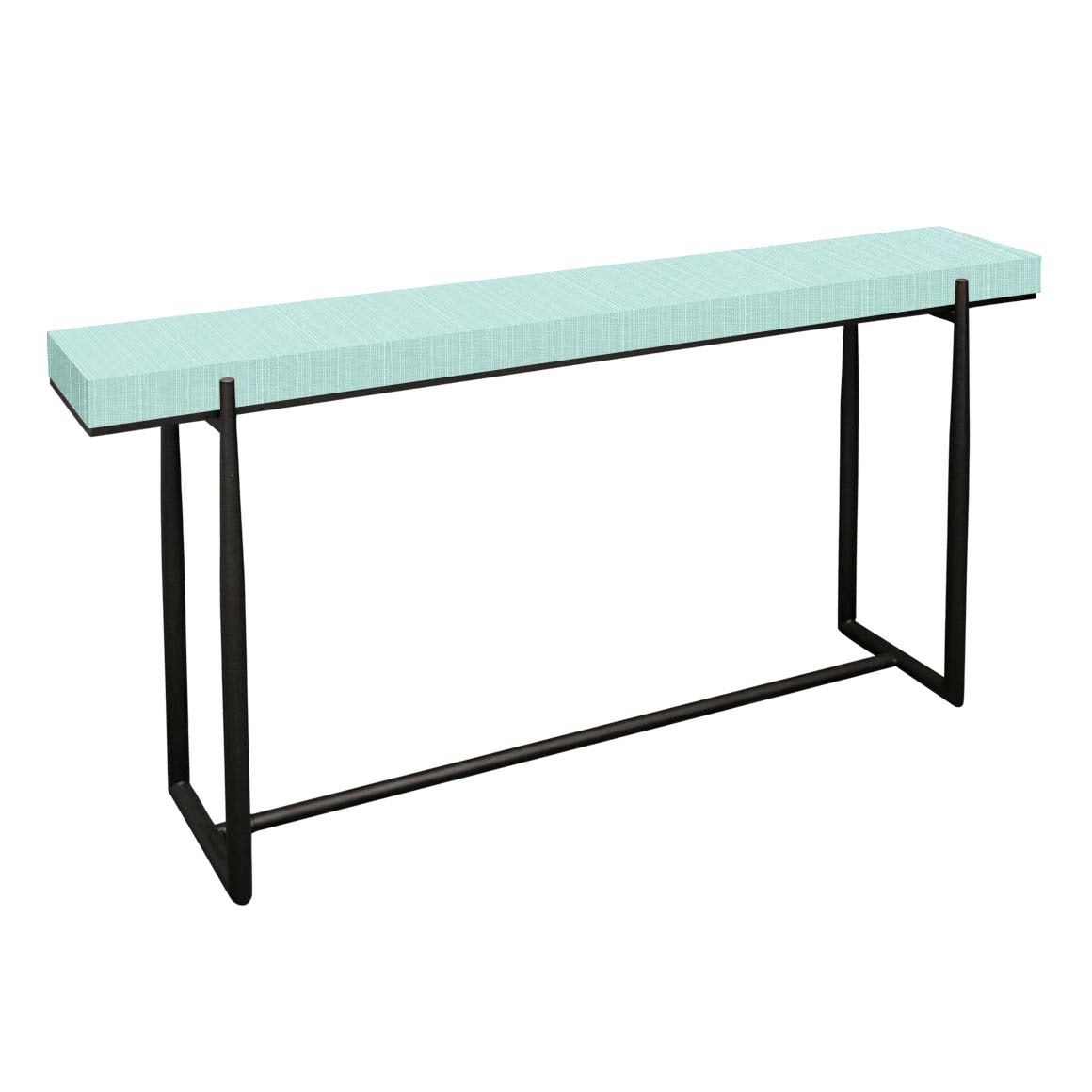 Accents Beyond Living Room Stanley Narrow Console, Metal Base H3014