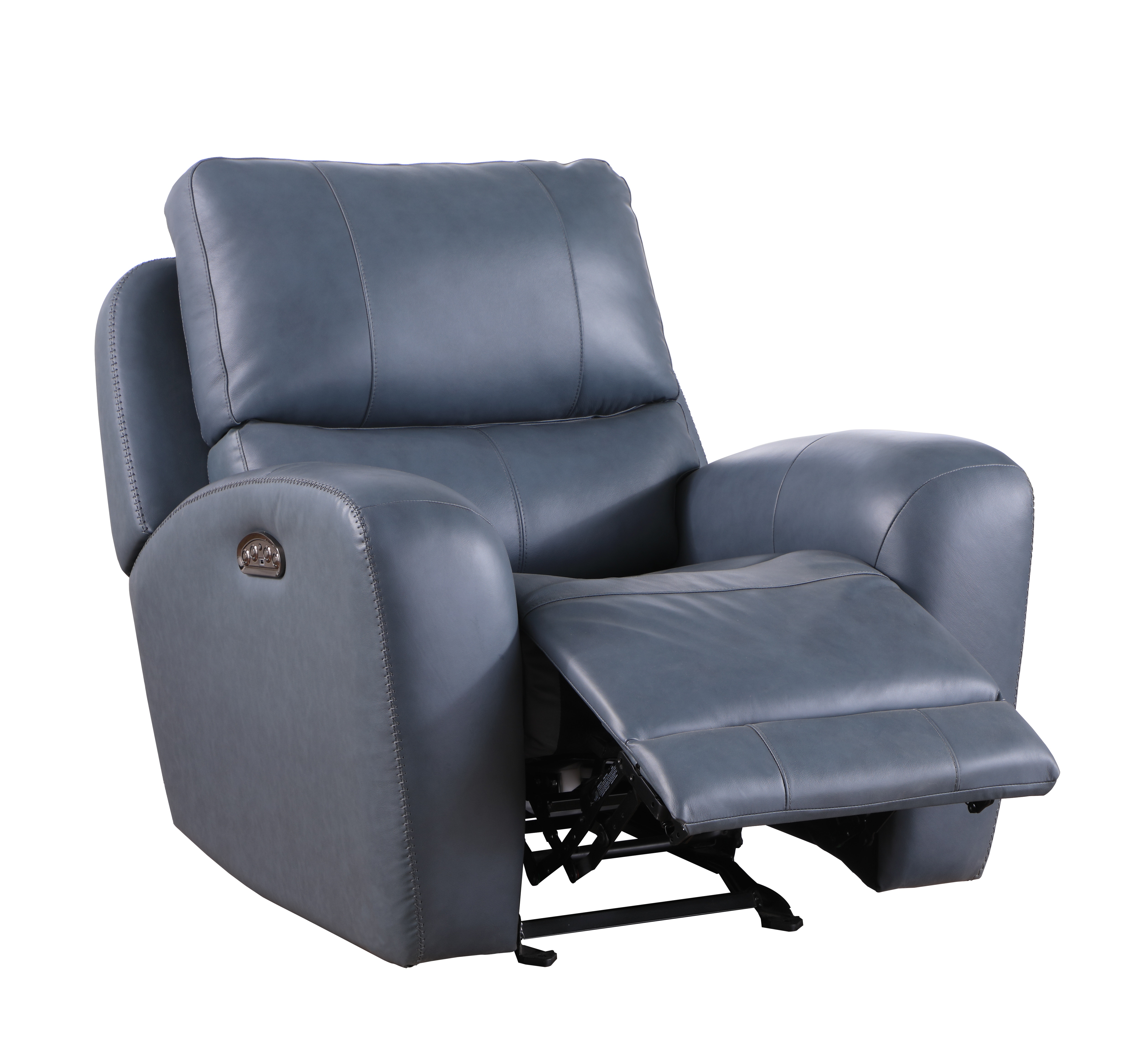 air leather recliner