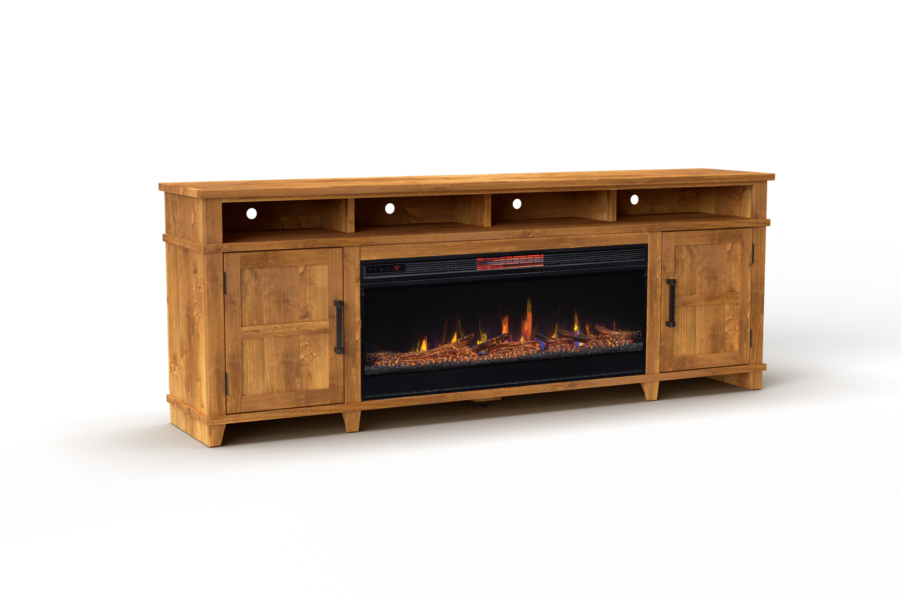 Legends furniture tv stand with deals fireplace