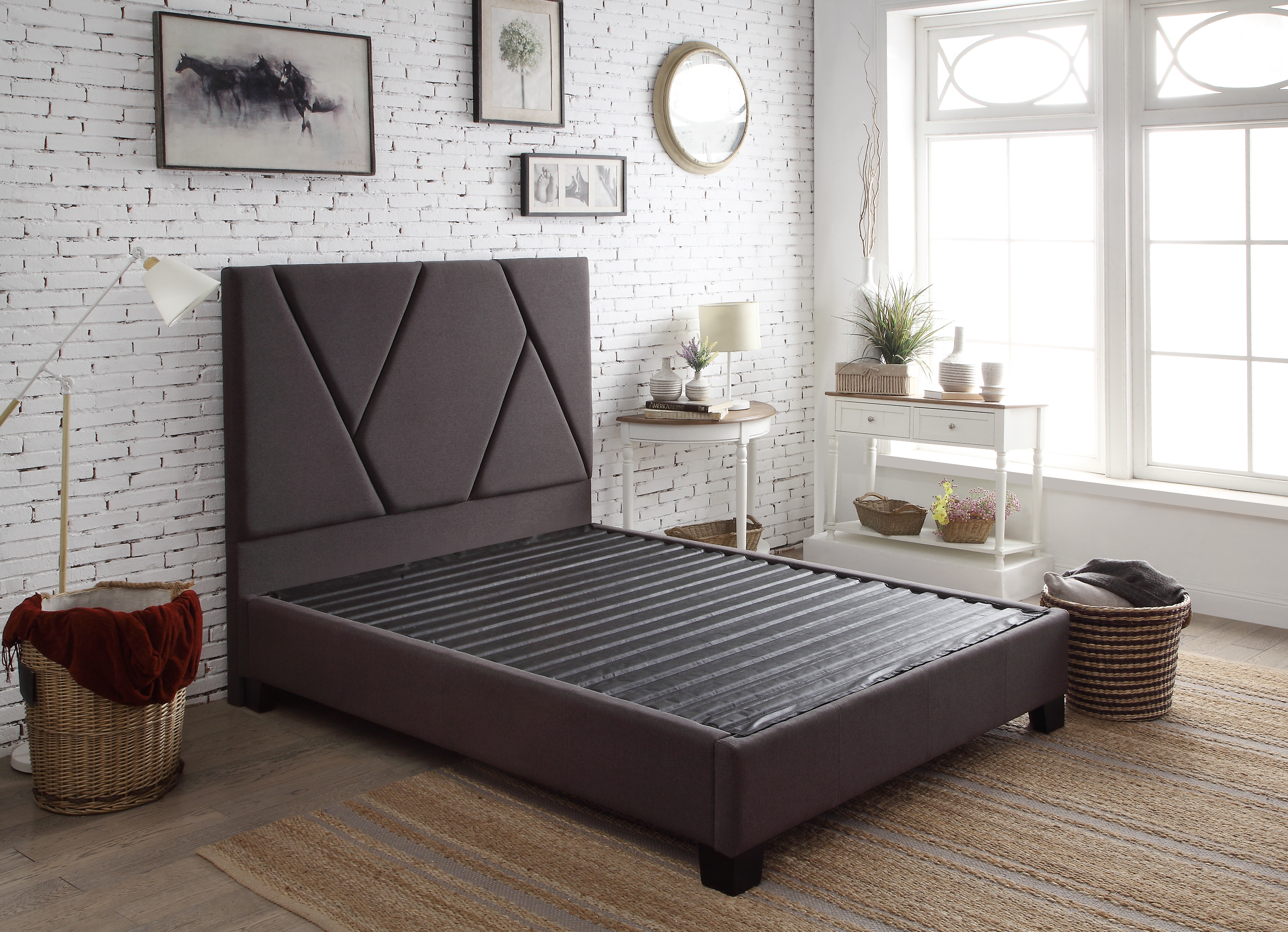 Modern bed store frames queen