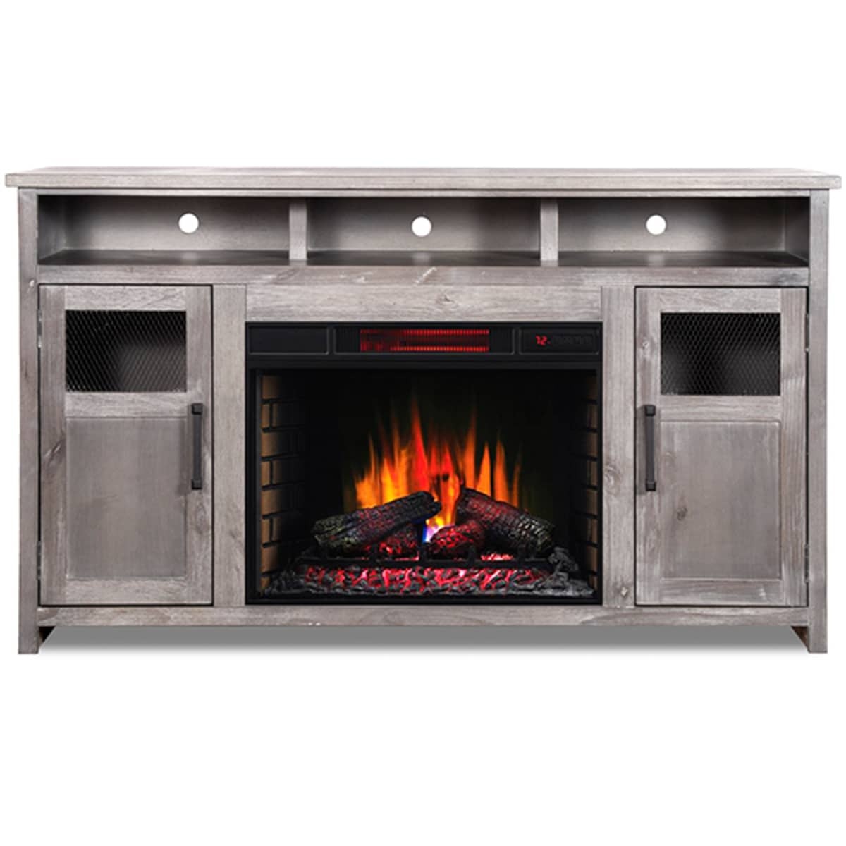 console table fireplace