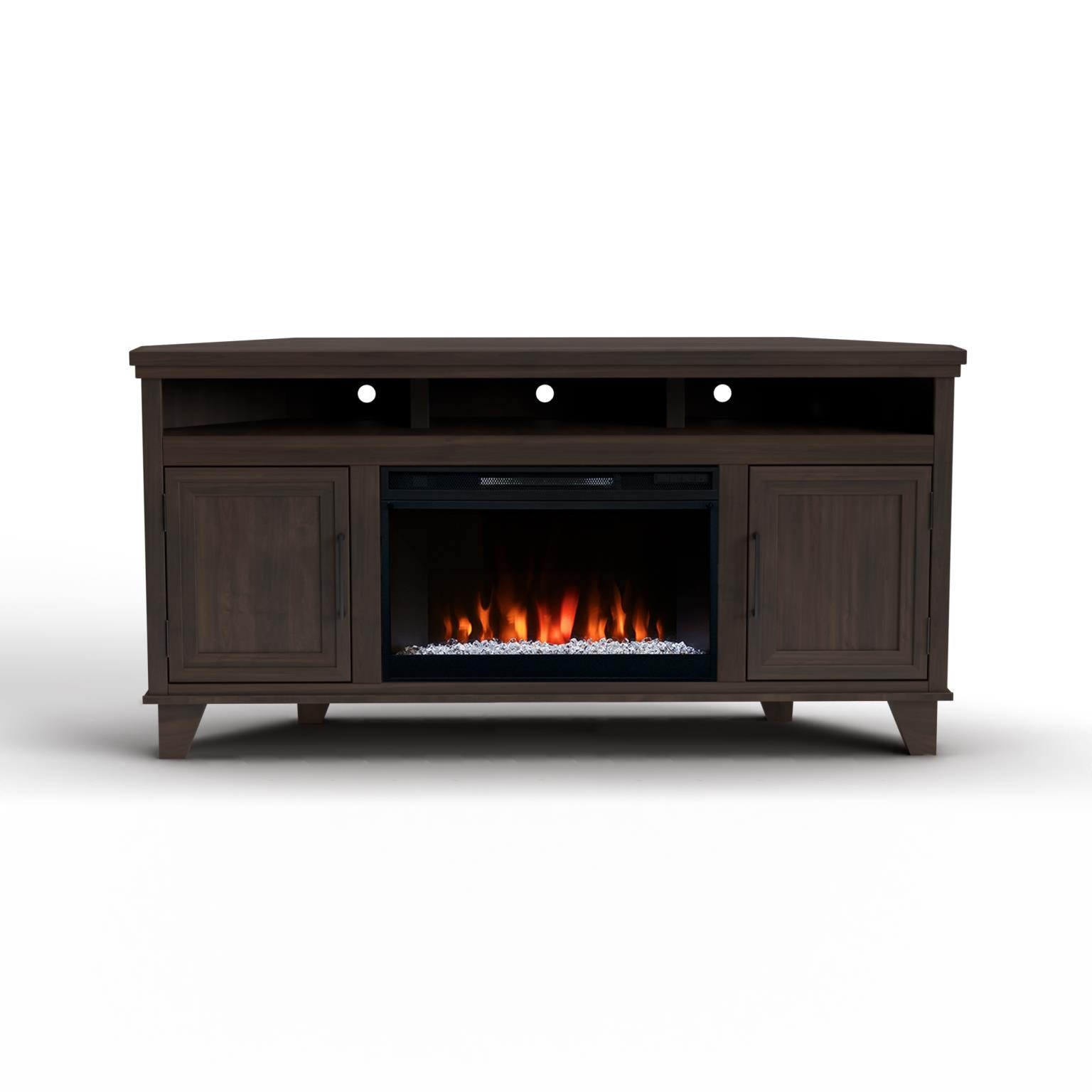 Legends Home Sonoma 64 Inches Corner Fireplace Console 
