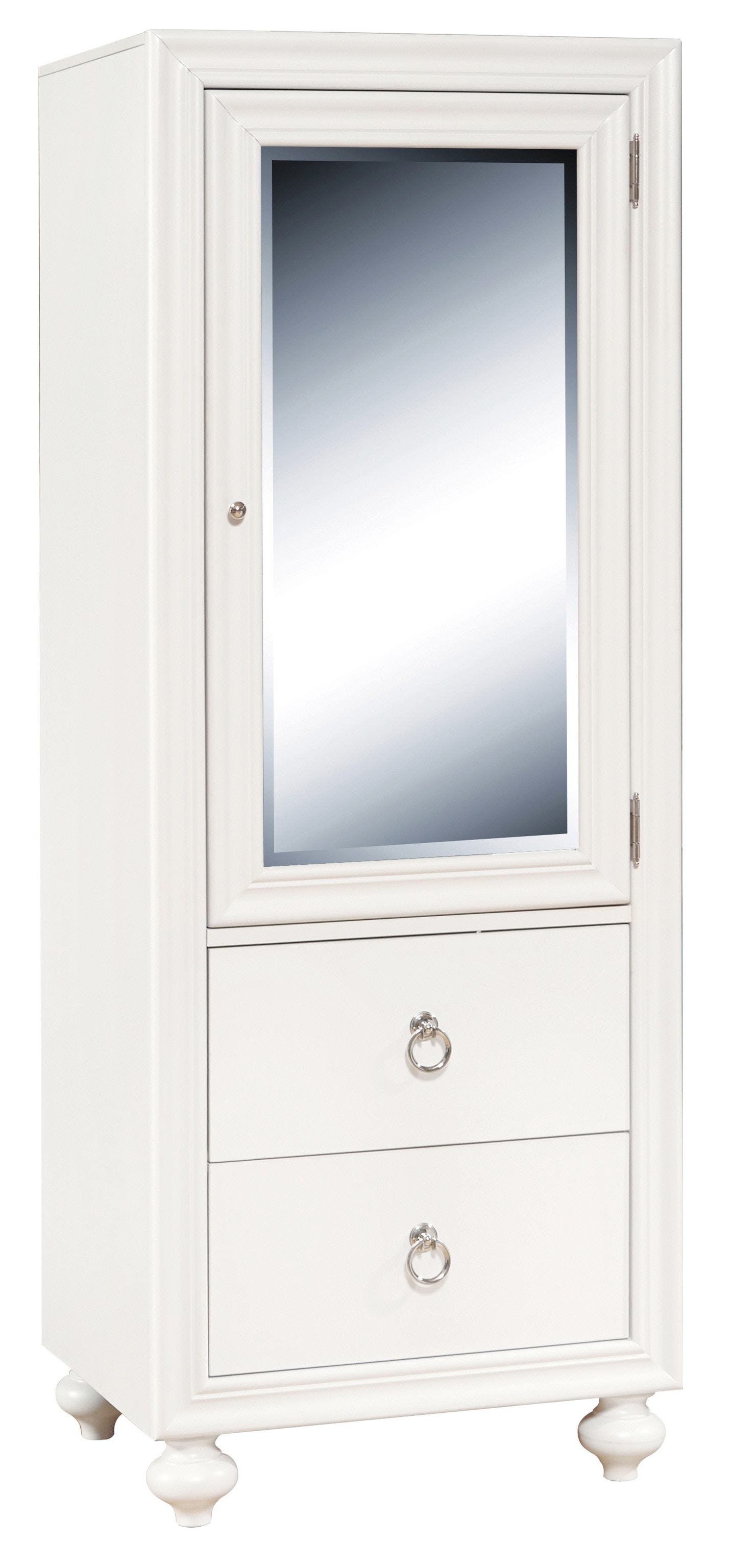 Samuel Lawrence Youth Bedroom Bella White Wardrobe S458-445