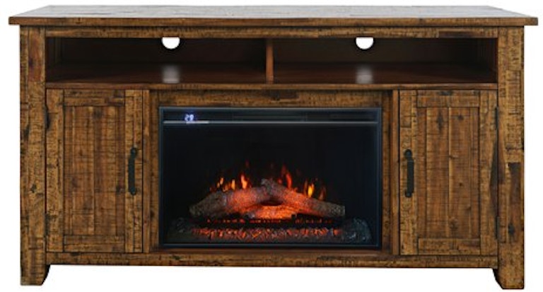 Jofran Cannon Valley Fireplace with Logset 1510-FP6032