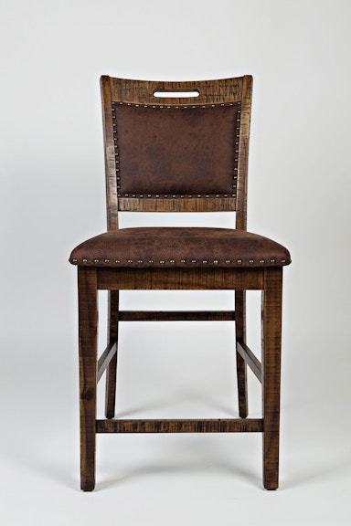 Jofran Cannon Valley Upholstered Back Counter Stool (2/CTN) 1511-BS380KD 1511-BS380KD