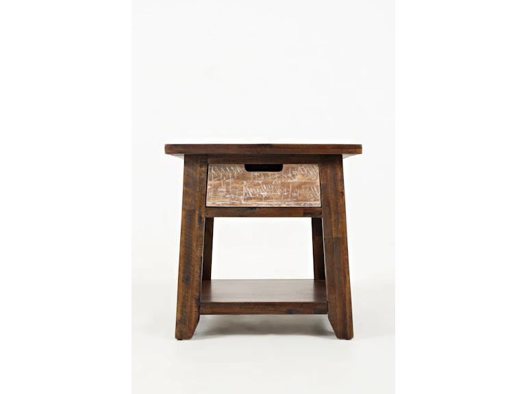 Jofran Living Room Painted Canyon End Table 1600-3 Klingman's
