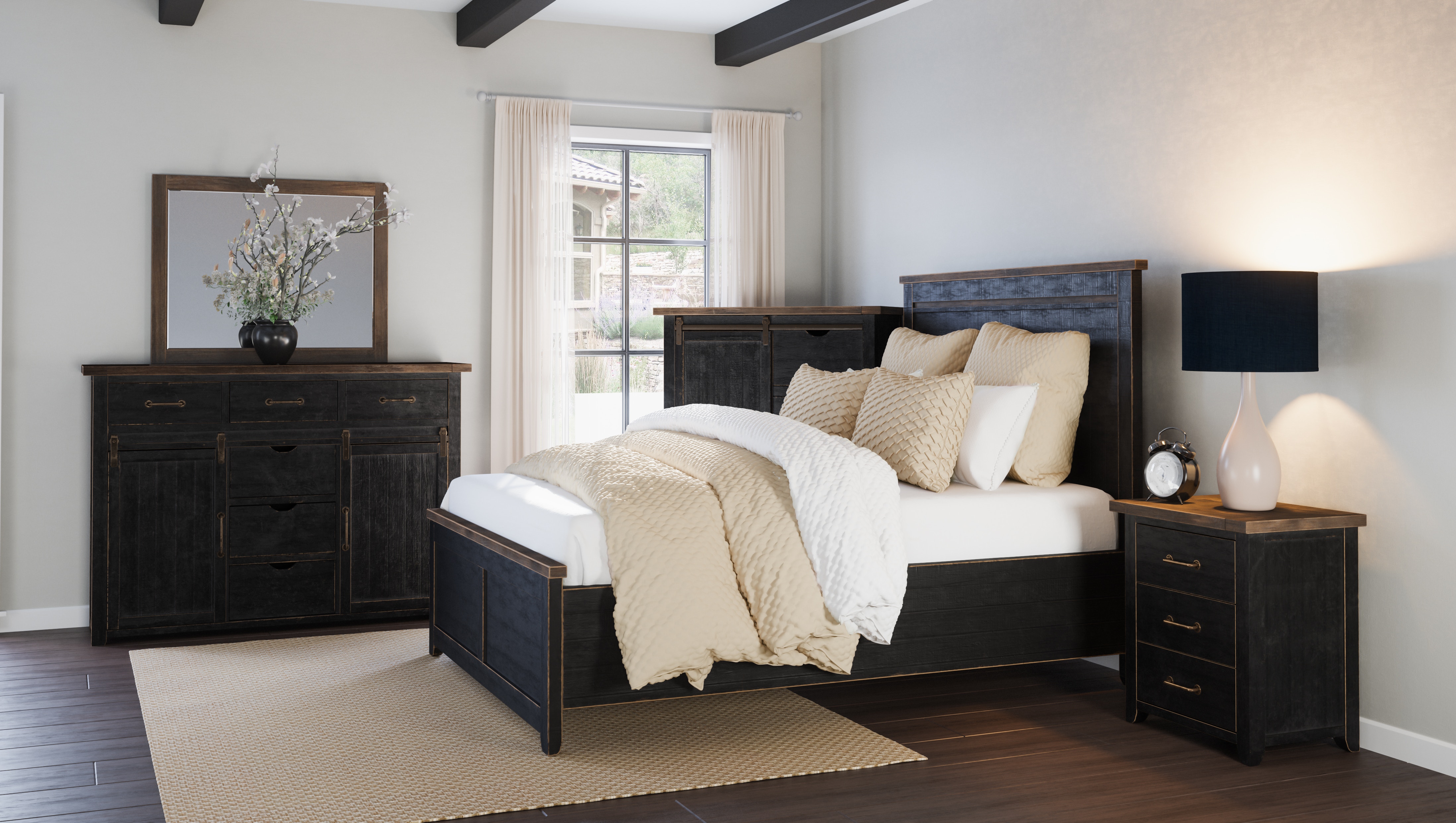 Jofran Madison County Queen Panel Headboard 1702B-QPHB