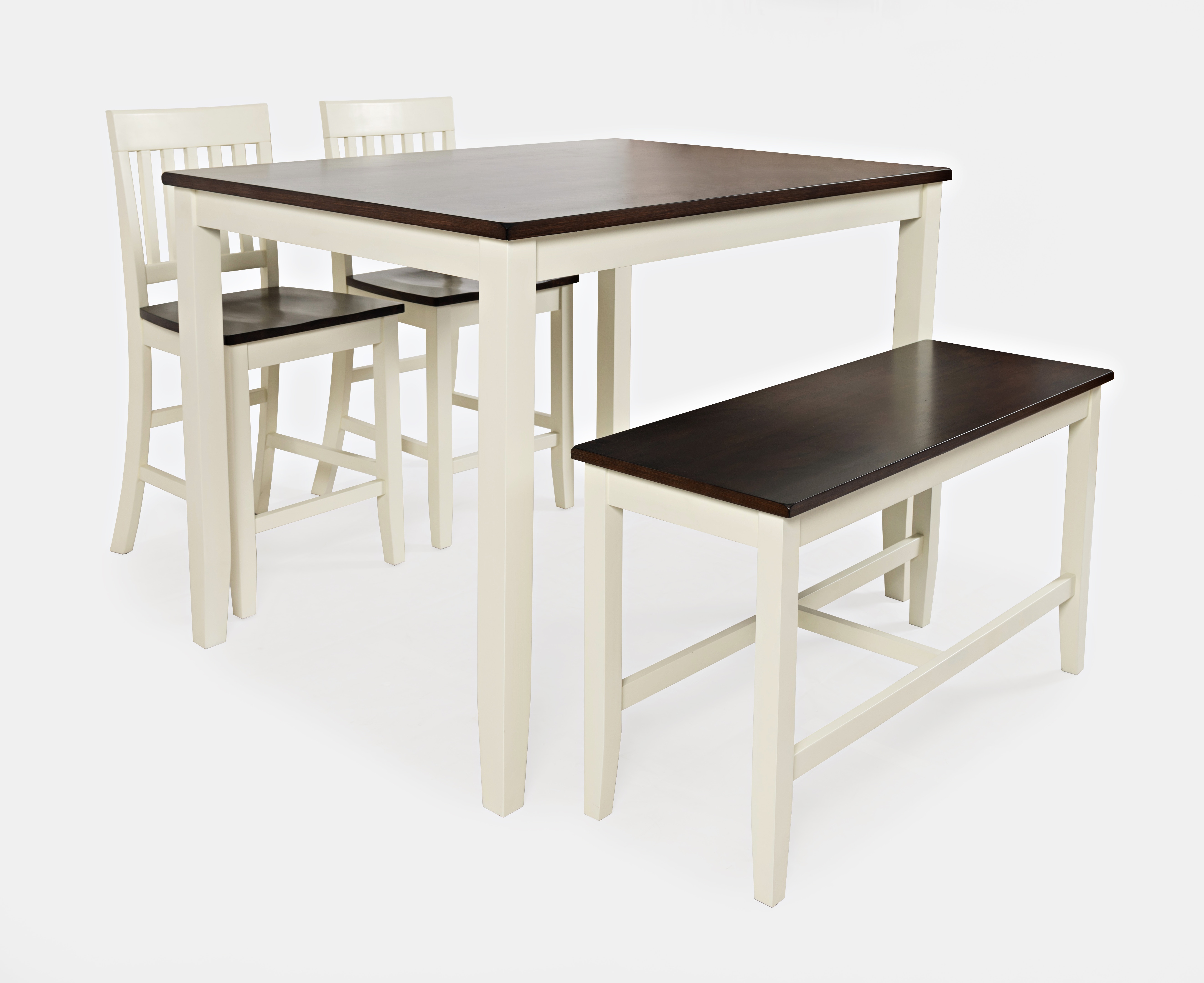 Jofran Decatur Lane 4 Pack - Table, (2) Stools, Bench 1826