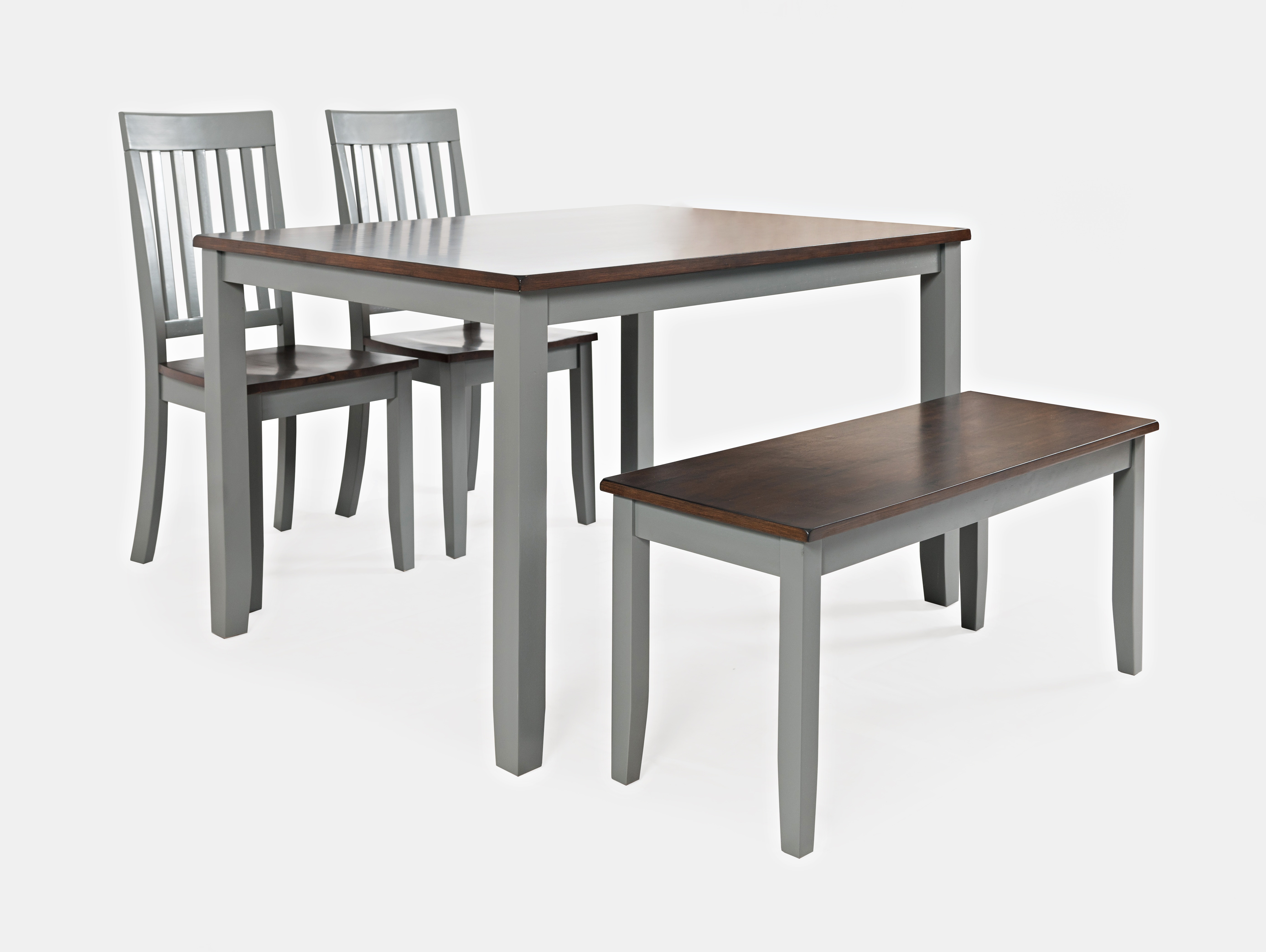 Jofran Decatur Lane 4 Pack - Table, (2) Chairs, Bench 1835