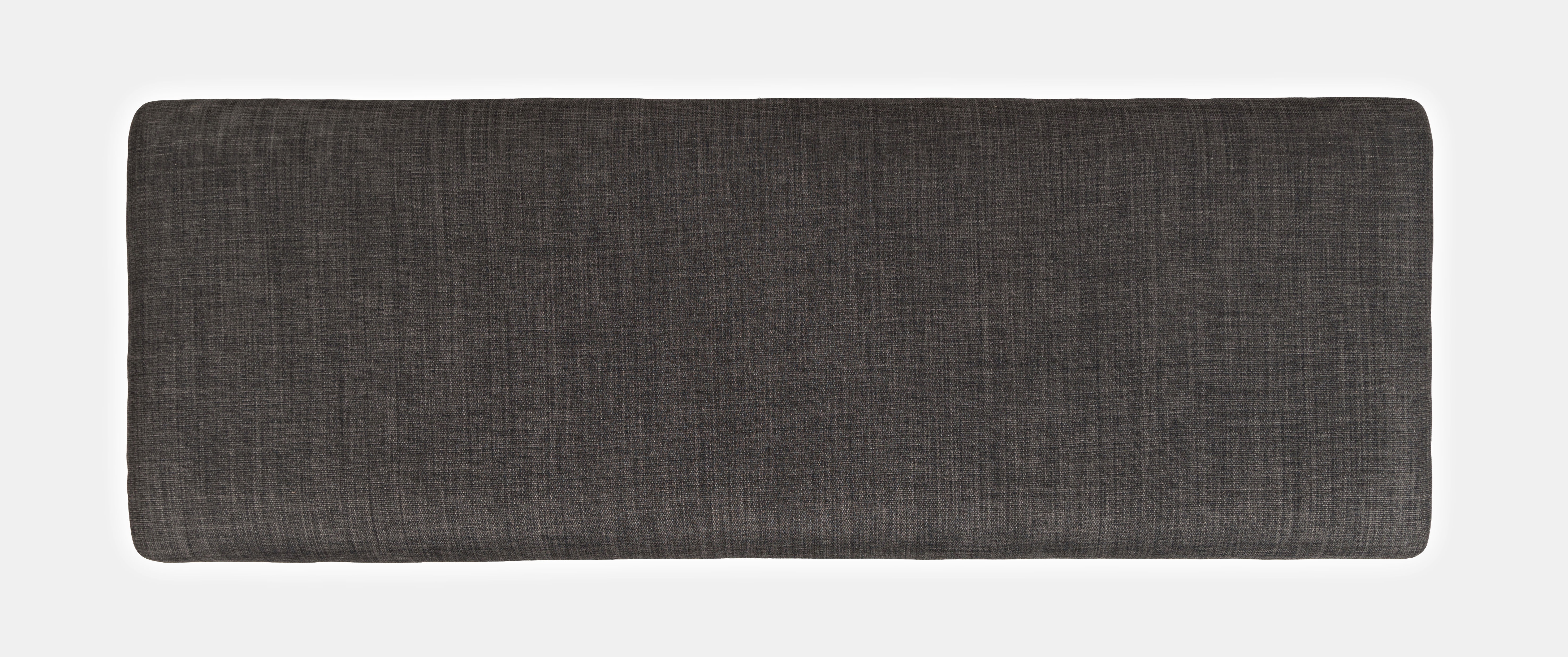 Jofran 1838-42KD American Rustics Upholstered Dining Bench Grey