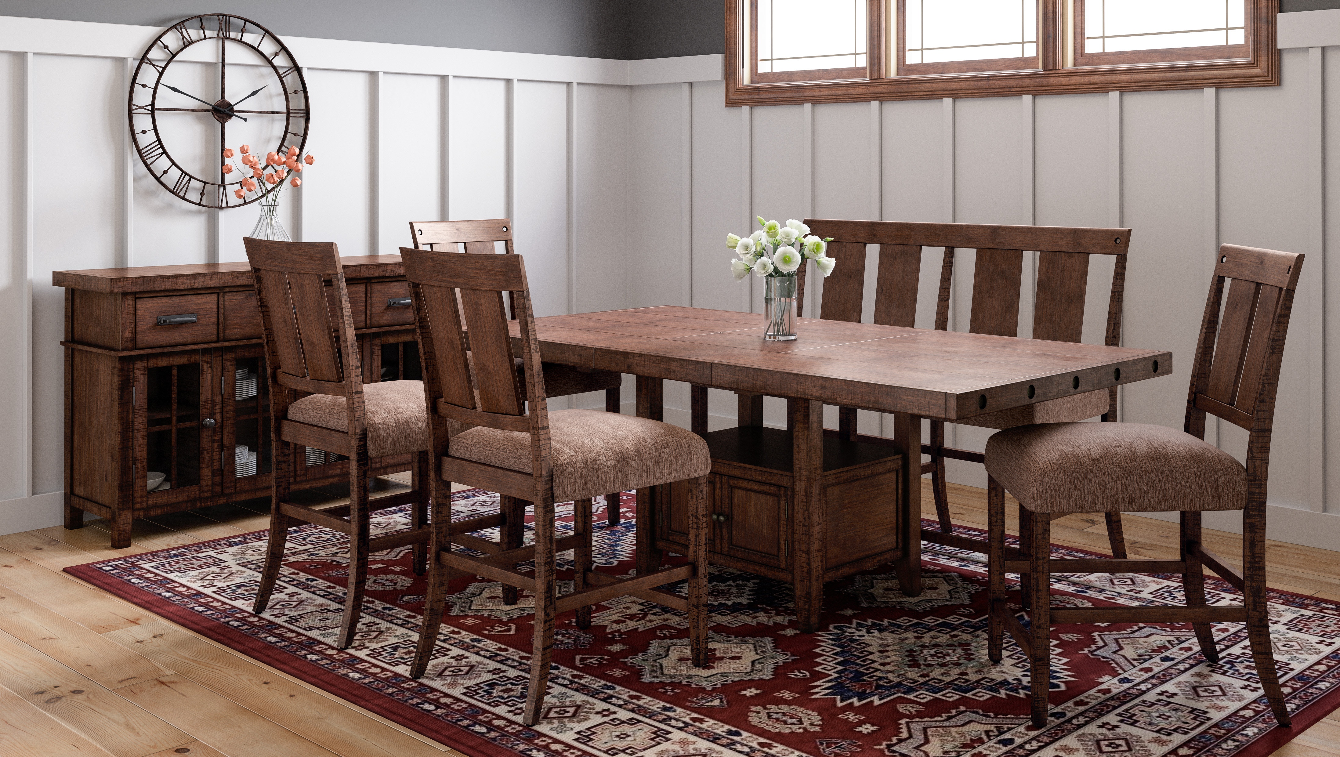 Jofran Casual Dining Mission Viejo Dining Bench - Frazier