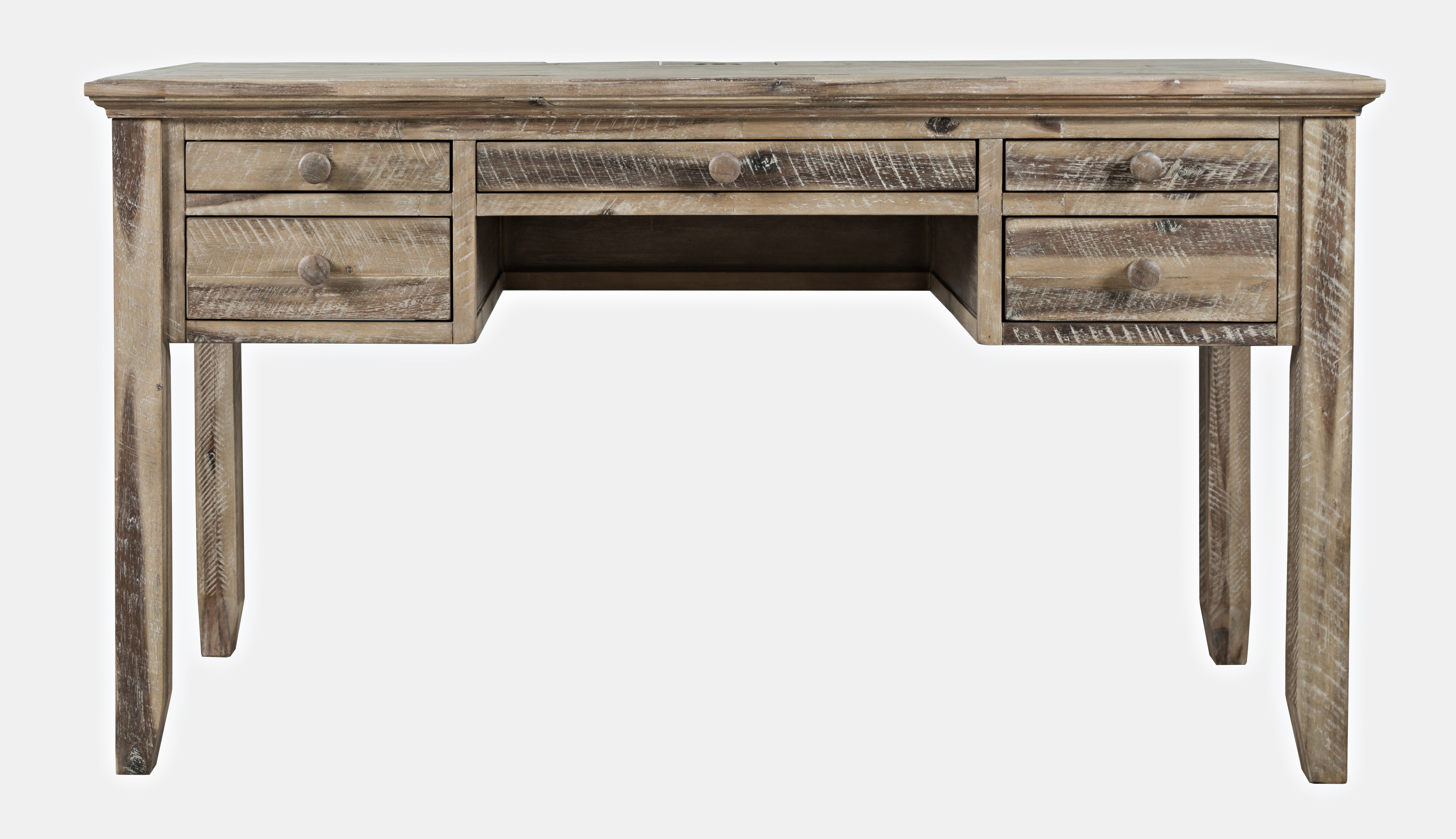 Rustic Shores Power Desk Grey Wash